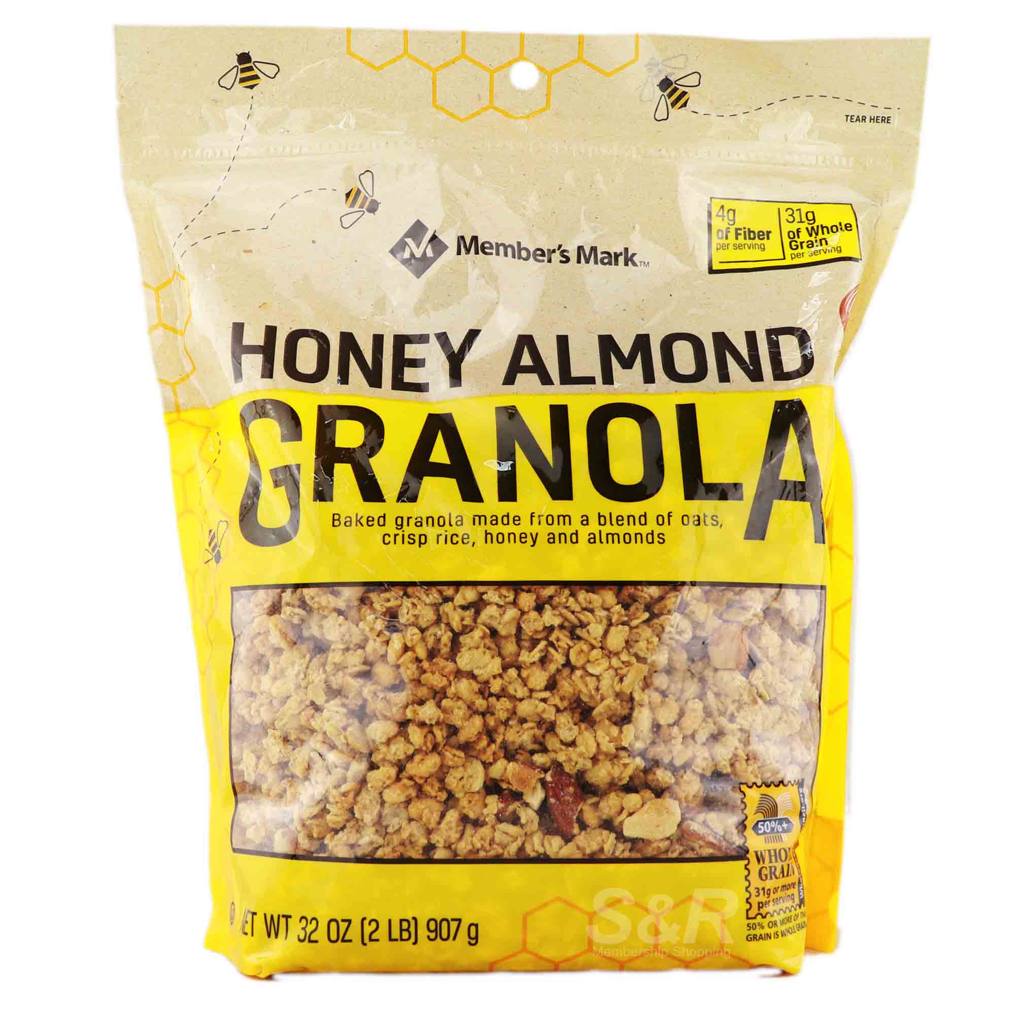 Member’s Mark Honey Almond Granola 907g Member’s Mark Honey Almond Granola 907g
